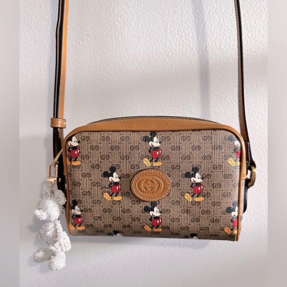 Disney Baublebar Mickey Mouse Pearl Bag charm